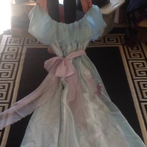 24 HRS SALE!! VINTAGE ELEGANT CHIFFON GOWN